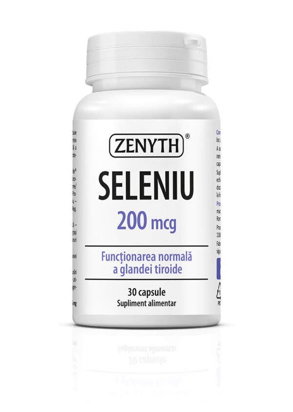 Seleniu 200 mcg, 30 Capsule, Zenyth