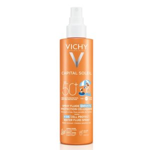 VICHY Capital Soleil Kids Cell Protect Spray Fluid SPF50+, Pentru Copii, 200 ml