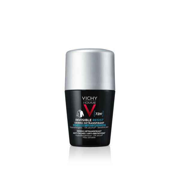 VICHY Deodorant Roll-on Invisible Resist 72H Homme, 50 ml