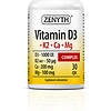 Vitamina D3 + K2 + Ca + Mg Complex, 30 Capsule, Zenyth
