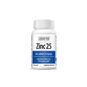 Zinc 25 mg, 30 Capsule, Zenyth