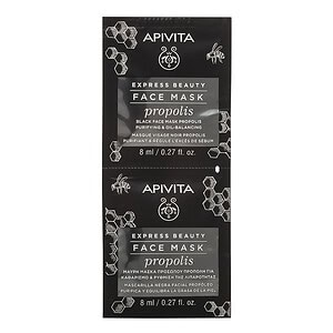 apivita-express-masca-cu-extract-de-propolis-actiune-purifianta-2-x-8-ml-o32064-farmacia-morpheus APIVITA Express, Masca cu Extract de Propolis, Actiune Purifianta, 2 x 8 ml