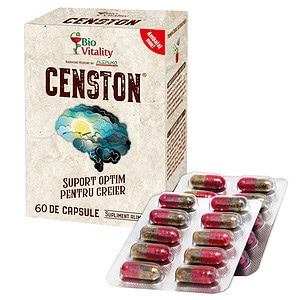 Censton Suport Optim pentru Creier, 60 capsule, BioVitality