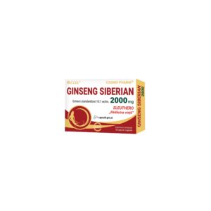 COSMOPHARM Ginseng Siberian Echivalent 2000 mg, 30 Capsule