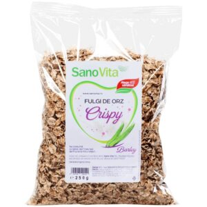 Crispy Fulgi de Orz, 250 g, SanoVita