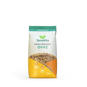 Crispy Fulgi de Ovaz, 250 g, SanoVita