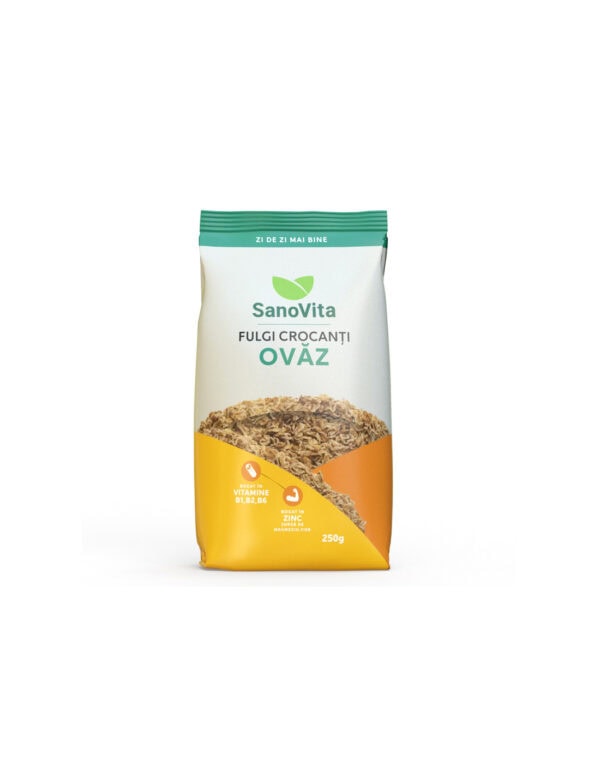 Crispy Fulgi de Ovaz, 250 g, SanoVita