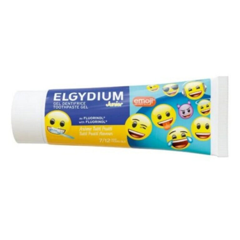 ELGYDIUM Emoji, Pasta Dinti Junior Tutti Frutti, 7-12 ani, 50 ml