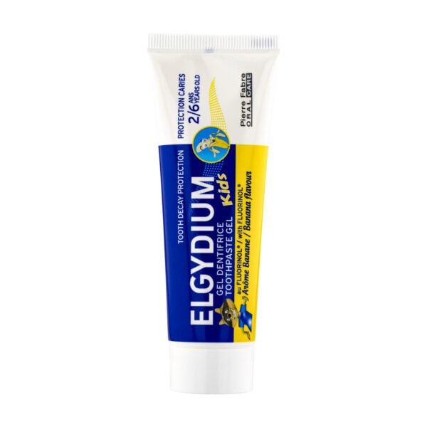 elgydium-pasta-de-dinti-kids-banane-50-ml-o05195-farmacia-morpheus ELGYDIUM Pasta de Dinti Kids Banane, 50 ml