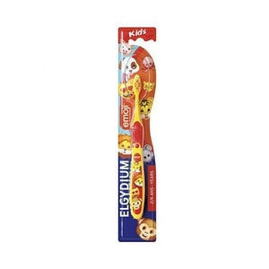 ELGYDIUM - Periuta de Dinti Pentru Copii Kids Emoji, 2-6 ani, 1 Bucata