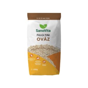 Fulgi Fini de Ovaz, 500 g, SanoVita