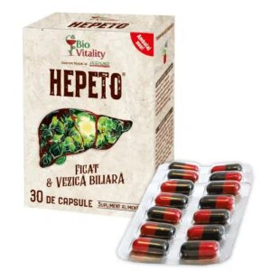 Hepeto Ficat si Vezica Biliara, 30 capsule, BioVitality