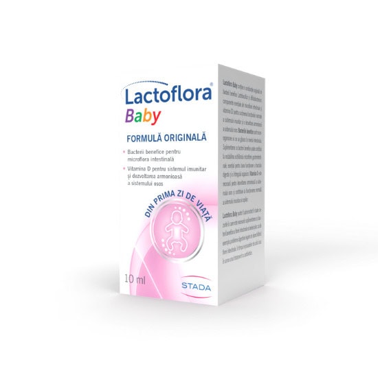 Lactoflora Baby, Picaturi, 10ml, Stada
