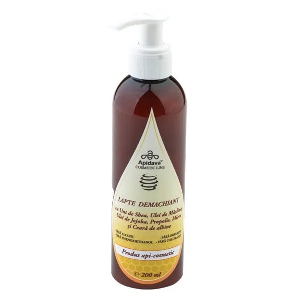 Lapte Demachiant, 200 ml, Apidava