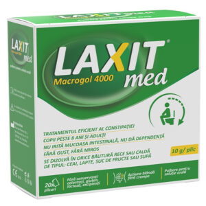 Laxativ Sub Forma de Pulbere Pentru Solutie Orala Laxit Med, 20 Plicuri, Fiterman