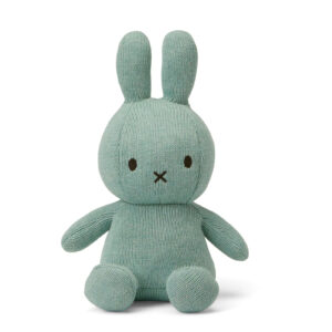 Miffy in Sezut Teddy Albastru, 33 cm, Bon Ton Toys