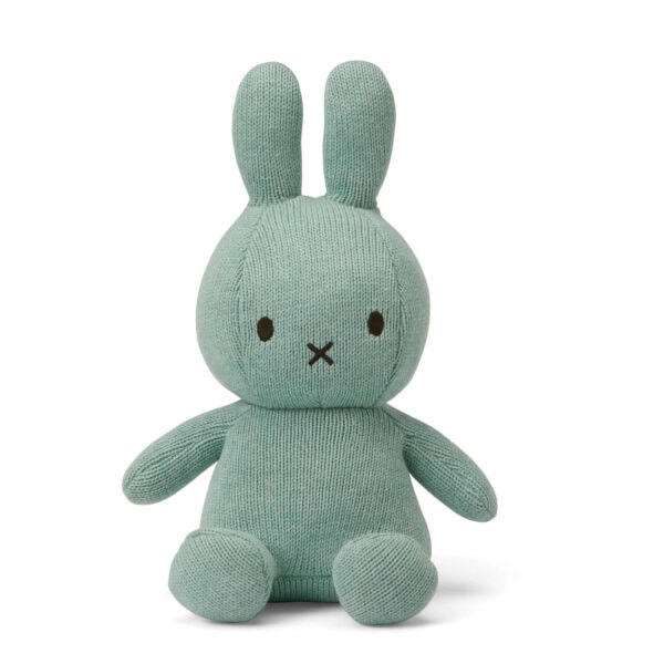 Miffy in Sezut Teddy Albastru, 33 cm, Bon Ton Toys