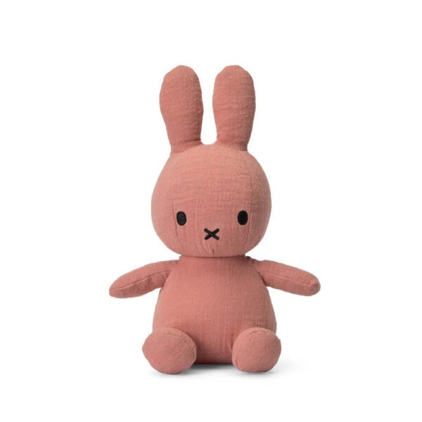 Miffy in Sezut Teddy Roz, 33 cm, Bon Ton Toys
