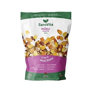 Musli cu Fructe, 500 g, SanoVita