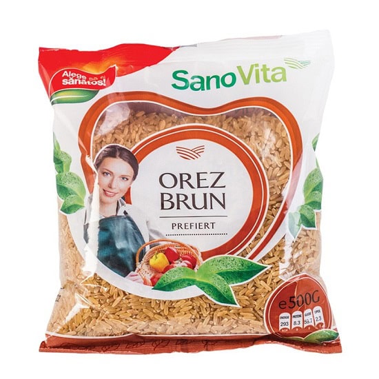 Orez Brun Prefiert, 500 g, SanoVita