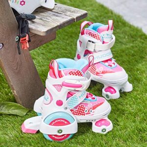 Patine cu Rotile Role My First Quad pentru Copii, Roz, Fete, 30-33, Hudora