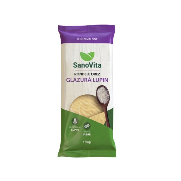 Rondele Orez Glazura Lupin, 66 g, SanoVita