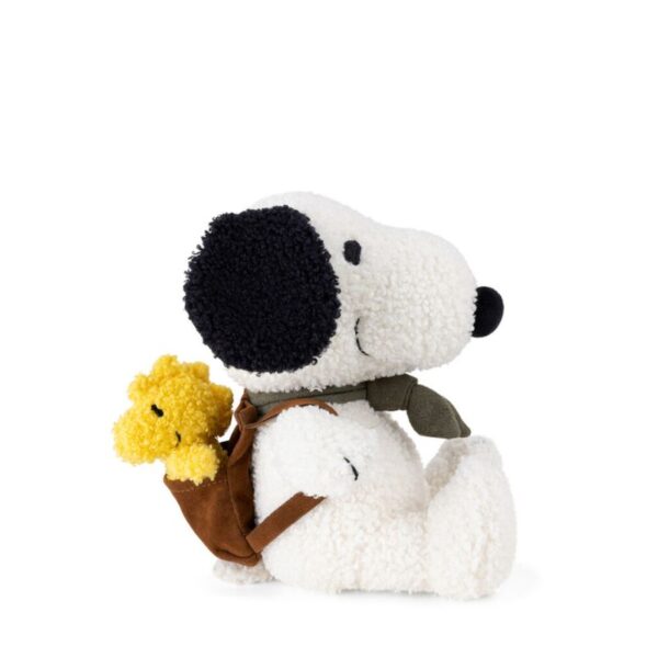Snoopy cu Woodstock in Ghiozdan, 20 cm, Bon Ton Toys