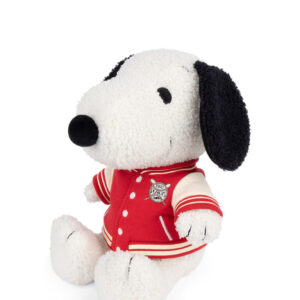 Snoopy in Sezut cu Jacheta Versatila, 25 cm, Bon Ton Toys