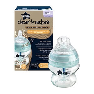 TOMMEE Biberon Advanced cu Sistem Ventilatie PP , TT0025, 0L+, 150 ml