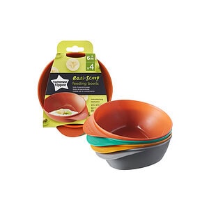 TOMMEE, Set 4 Castroane Ergonomice Multicolor, 6 Luni+