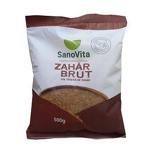 zahar-brut-500g-sanovita-o23202-farmacia-morpheus Zahar Brut, 500g, SanoVita