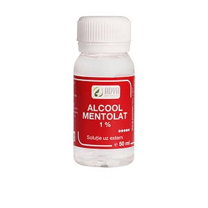 Alcool Mentolat 1%, 50 ml, Adya