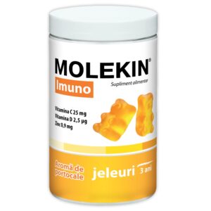 Molekin Imuno 3 Ani+, 60 Jeleuri Gumate, Zdrovit
