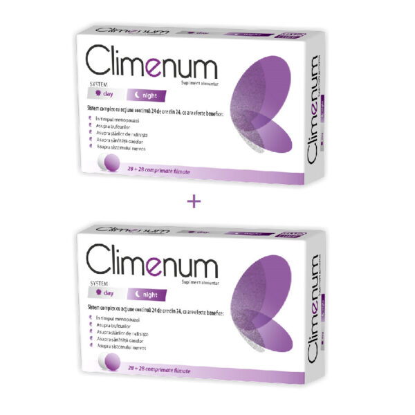 Pachet Climenum Day & Night, 2 x 56 Comprimate, Zdrovit