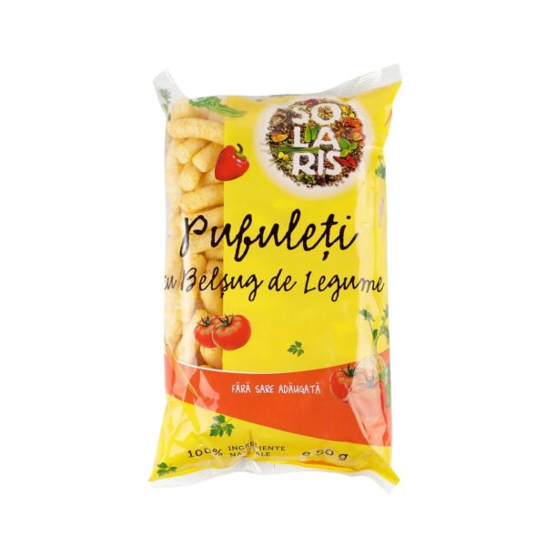 Pufuleti cu Belsug de Legume, 50 g, Solaris