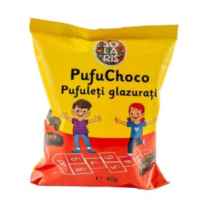 Pufuleti Glazurati Pufu Choco, 40 g, Solaris