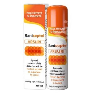 Raniseptol Spuma Arsuri, 150 ml, Zdrovit