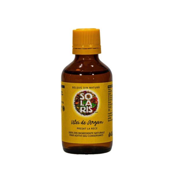 Ulei Argan Presat la Rece, 50 ml, Solaris