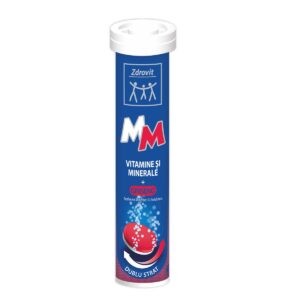 Vitamine si Minerale + Ginseng, 24 Comprimate Efervescente, Zdrovit
