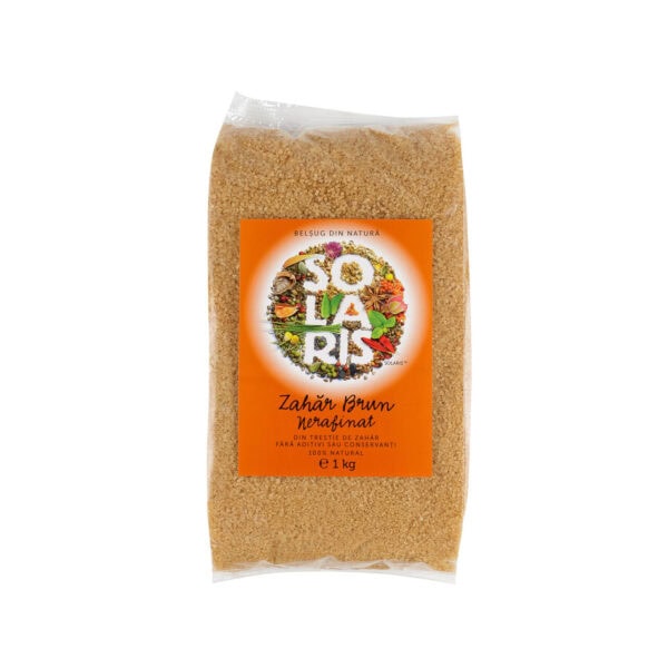 Zahar Brun Nerafinat, 1 kg, Solaris