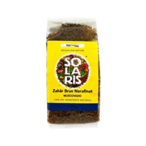 Zahar Brun Nerafinat Muscovado, 500 g, Solaris
