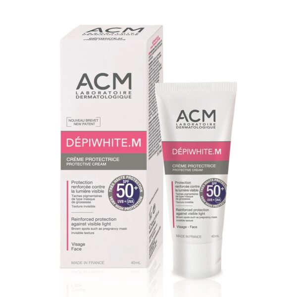 acm-crema-pentru-protectie-solara-depiwhite-m-spf-50-40-ml-o15258-farmacia-morpheus ACM Crema Pentru Protectie Solara Depiwhite M SPF 50+, 40 ml
