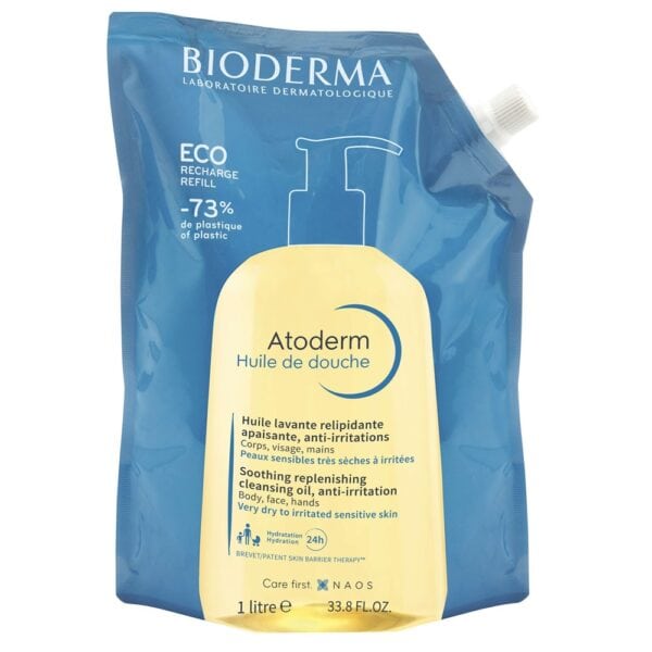 BIODERMA Atoderm Ulei de Dus Rezerva ECO, 1L