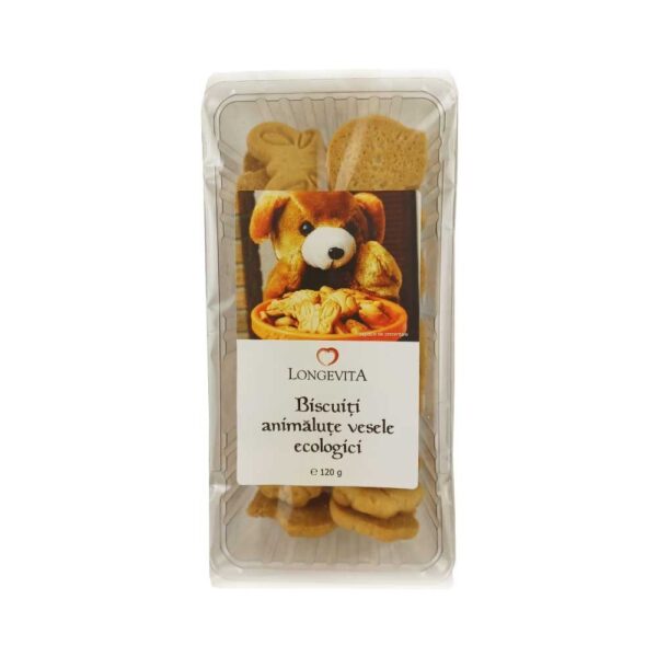 Biscuiti ECO Animalute Vesele Fara Adaos de Zahar, Longevita