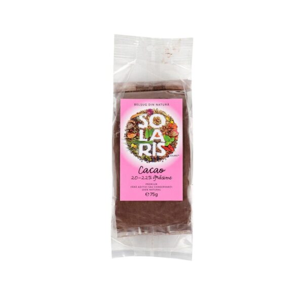 Cacao 20-22 % Grasime, 75 g, Solaris