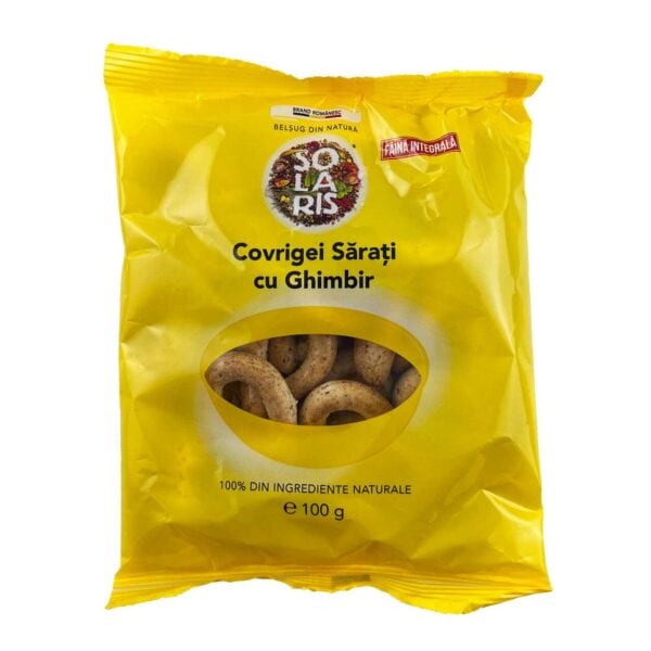 Covrigei Sarati cu Ghimbir, 100 g, Solaris