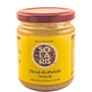Crema de Arahide Crocant, 250 g, Solaris