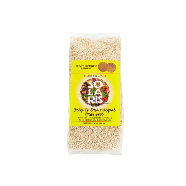 Fulgi de Orez Integral Granovit 400 g, Solaris