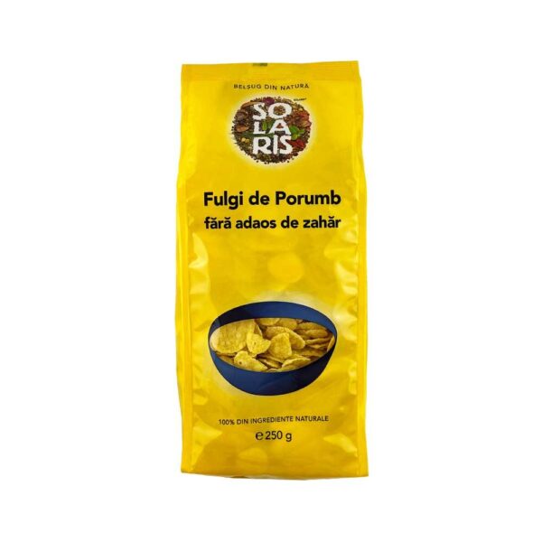 Fulgi de Porumb Fara Adaos de Zahar, 250 g, Solaris