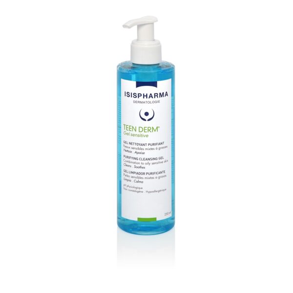 ISISPHARMA, Gel de Curatare Teen Derm Sensitive, 250 ml